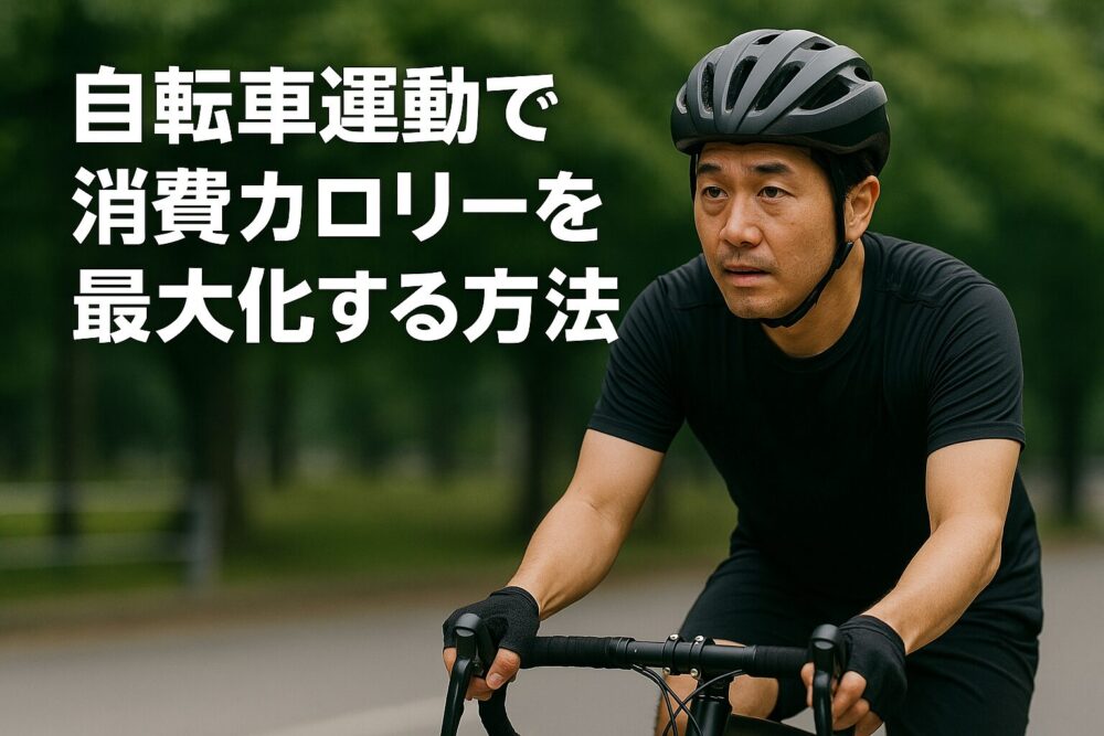 自転車運動で消費カロリーを最大化する方法